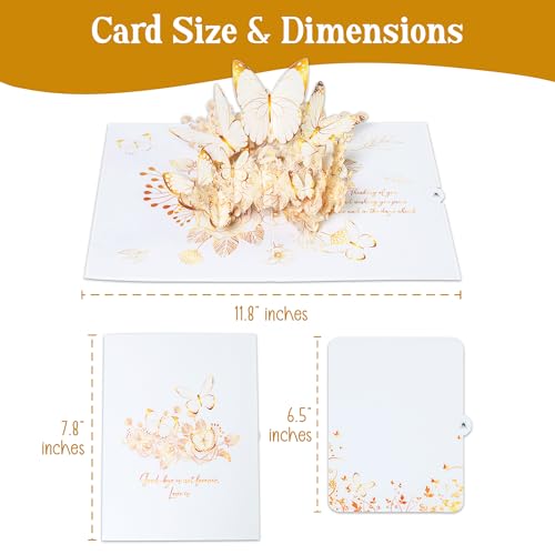 Goodbye Is Not Forever 3D Pop Up Sympathy Card, Sympathy Cards for Loss of Loved One, Mother, Father, Grandma, Grandpa, Child, Grief, Condolences Cards, Bereavement Memorial Thinking of You