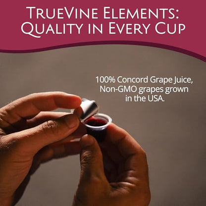 TrueVine Elements Gluten-Free Prefilled Communion Cups & Wafer Set (600 Ct) - size: 600 Count (Pack of 1)