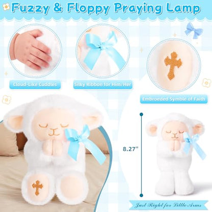 Baptism Gifts for Boys, Catholic Christening Gift Set for Baby Boys - color: BLUE