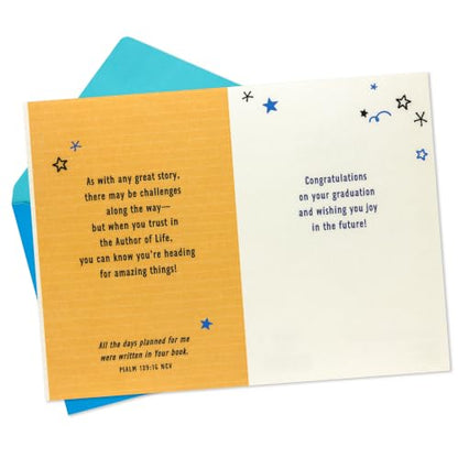 Hallmark DaySpring Religious Graduation Card (God Is Writing Your Next) - style: God is Writing Your Next Chapter