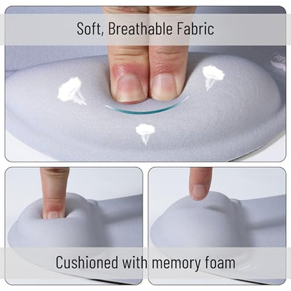 Mr. Pen- Ergonomic Mouse Pad with Wrist Rest - color: Light Gray