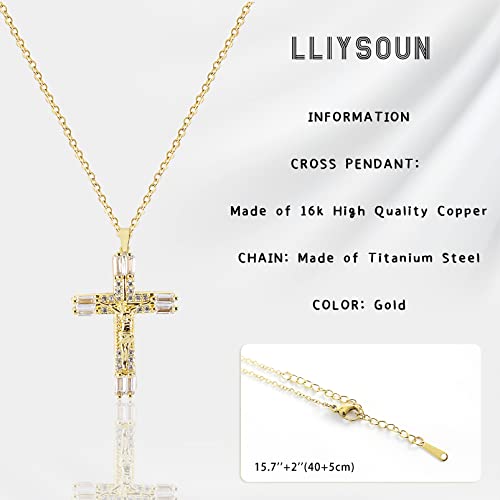 Cross Pendant Necklace for Women Jewelry Gold Cross Necklaces for Women Cross Necklace Minimalist Trendy Jewelry Valentines Day - style: CN3