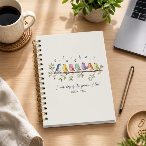 Bird Notebook Christian Faith Journal Gift for Women Teachers
