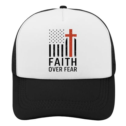 Y'Alls Need Jesus Hats Funny Cap for Grandma - color: Faiths Over Fearallblack7