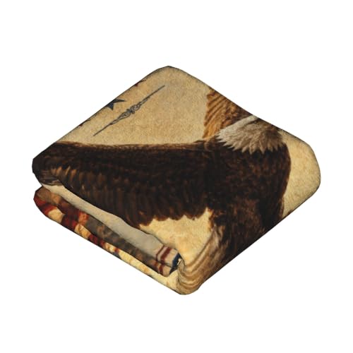 jerkboo American Eagle Throw Blanket Gift 40"x50" - color: American Eagle, size: 50"x40"