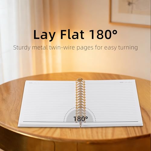 Bible Journal for Women Teens and Students, Galatians 5:22–23 Scripture Design for Prayer Bible Study School and Christian Gifts, White Hardcover Spiral Notebook, 5.7" x 8.3", 160 Pages - color: White