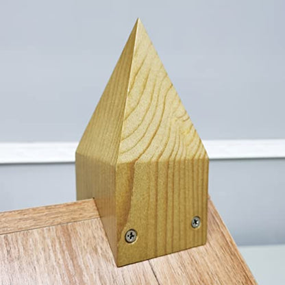 FixtureDisplays® Engineered Wood Tithes Offering Donation Box with Christian Cross, Church, Collection Boxes, Charity Boxes 14.5 X 10.4 X 20.3", Anti-Fishing, Requires Simply Assembly 21397-FBA