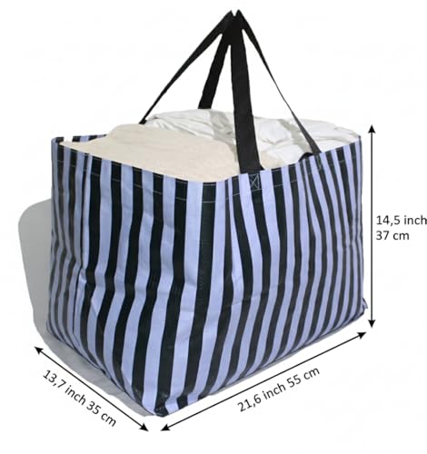 Reusbale shopping bags, extra large and heavy duty - 4 pcs