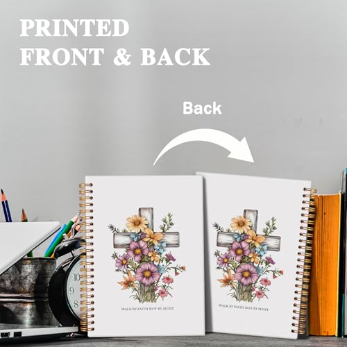 Christian Spiral Notebook,Christian Prayer Journal for Woman - color: Sight
