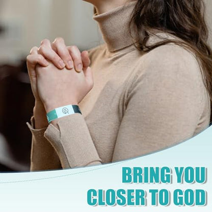 NFC Bible Verse Bracelets, Fantasy Violet - color: WWJD