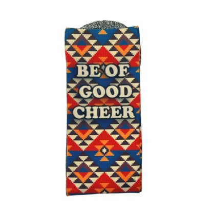 Bible Verse Socks for Men, Christian Scripture Crew Socks, Faith Gift - color: Be of Good Cheer