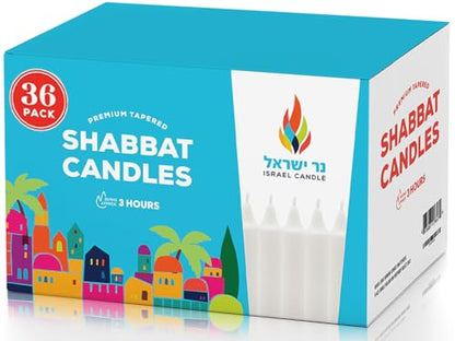 Shabbat Candles Shabbos 3 Hr. - 36 Ct. - size: 36 Ct.