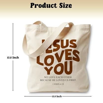 Bible Bags for Women, Christian Tote Bag, Gifts for Christian Women - color: Purple