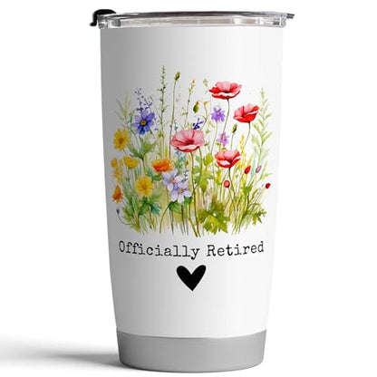 Fancyfams 20oz Retirement Tumbler for Women 2026 - color: Officially Retired 26