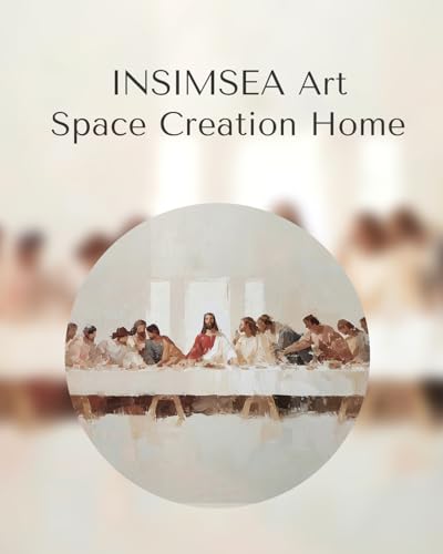 InSimSea Framed Christian Wall Art Last Supper Religious Art 12x16 In - color: Last Supper, size: 12"L x 16"W