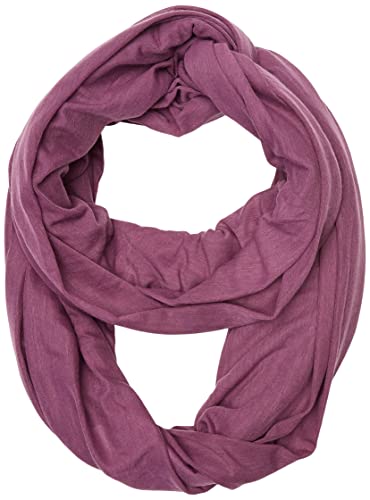 Hadley Wren Women's Classic Solid Soft Lightweight Everyday Infinity Scarf - color: Plum