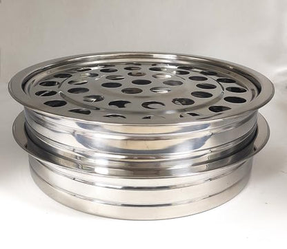 2 Pcs Communion Cup Trays for Church Service,2 Stackable Communion Serving Trays,Church Communion Trays Serving Ware Sets W/ 160pcs Disposable Cups