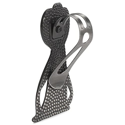 Dicksons Guardian Angel Scripture Silver Tone 2 inch Zinc Alloy Automotive Visor Clip - size: 2 inch