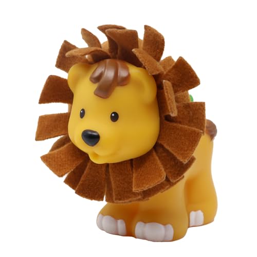 Fisher-Price Replacement Part for Collectible Little People Noah's Ark or Zoo Playset K0475 - Replacement Male Lion Figure with Touch and Feel Mane