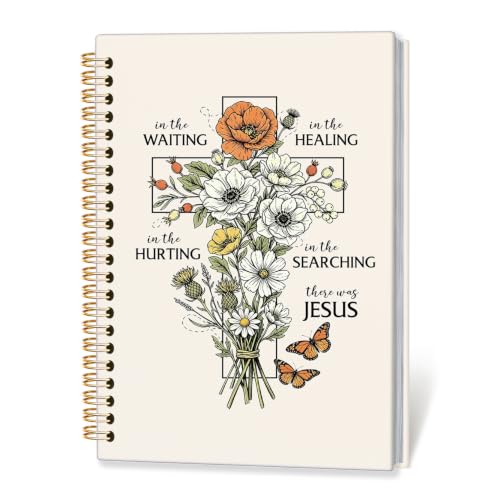 Cute Notebook,Floral Christian Spiral Notebook Journal for Women,A5 - color: Floral Christian