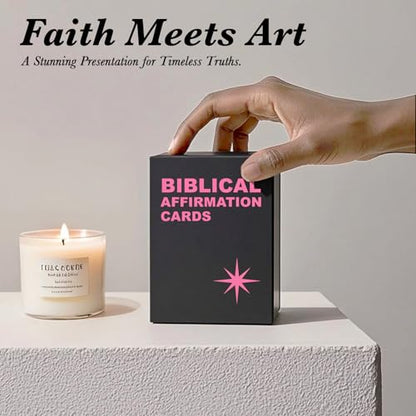 60 Prayer Cards for Daily Devotion, Bible Verse Scripture Cards, Biblical Affirmation Cards, Christian Encouragement Gift, Faith Based Inspiration for Women Teens and Adults