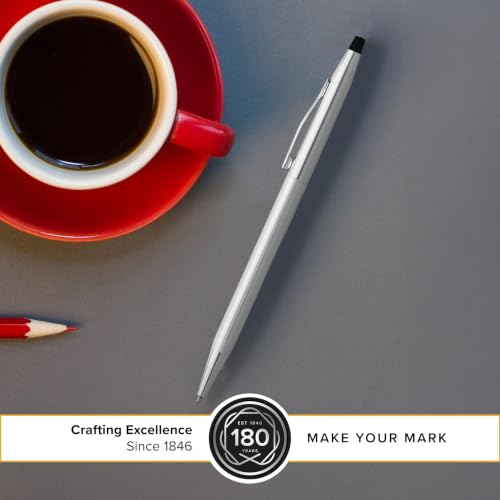 Cross Classic Century Ballpoint Pen, Multiple Colors, Black Ink - color: Lustrous Chrome