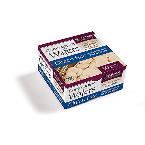 Broadman Plastic Communion Cup 1,000 Count and Gluten Free Wafer, 50 Count Value Bundle