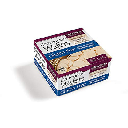 Broadman Communion Wafer, Gluten Free, Resealable Bag, 50 Count - size: 0.32 Ounce (Pack of 1)