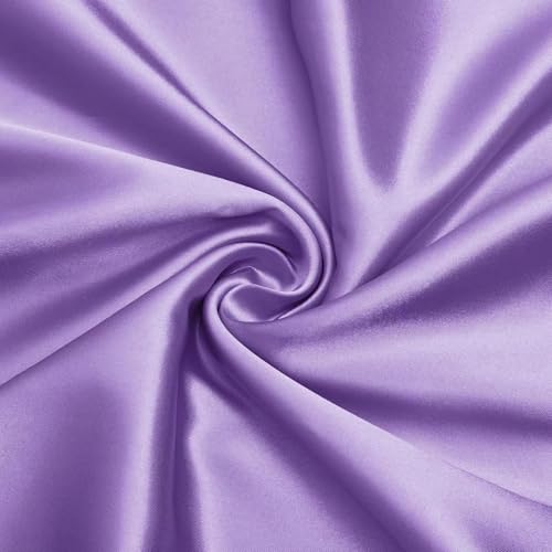 5pc 26'' lap scarf silk feeling fabric lap scarves with lace trims lap handkerchief lap covers lap skirts for women in church - color: Purple