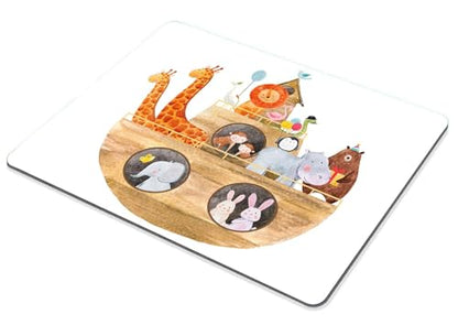 TSSOHU Mouse Pad, Rectangle Ship with Animals Anti-Slip Rubber Mousepad for Gaming Office Laptop Computer PC Men Women, Cute Custom Pattern, 9.5*7.9 Inch, WMJMP2434 - color: WMJ134