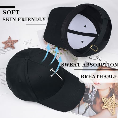 Black Baseball Cap Snapback hat for Men Snap Pack Hip Hop Mens Hat - color: 3 Crucifixion