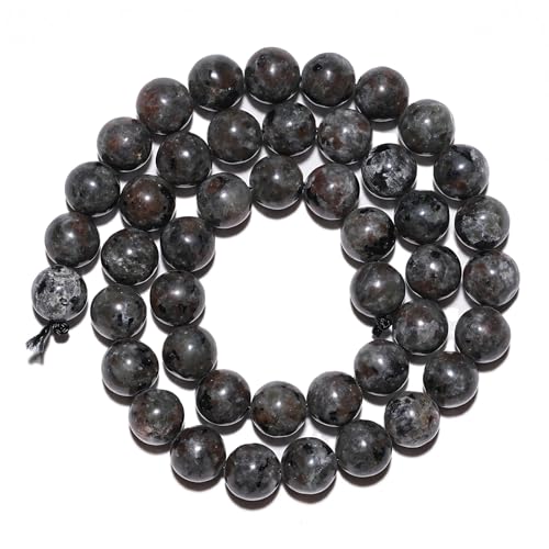 10mm Natural Flame Yooperlite Gemstone Beads Polished Round Smooth Stone Beads for Bracelets Jewelry Making 15inch Loose Beads - color: Flame Yooperlite Stone, size: 10mm