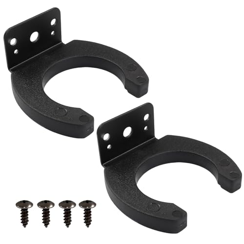 Waziaqoc 2 Pcs Microphone Holders, Black Microphone Clip - size: 2pcs