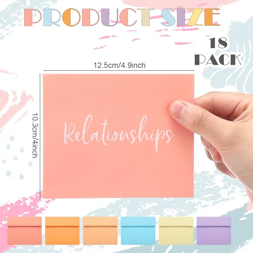 Fullhawl 18 Pcs Prayer Envelopes Motivational Words Christian Gift, Pastel - style: Pastel
