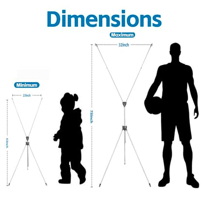 USCNC X Banner Stand Adjustable Fit Banner 23 x 63 to 32 x 78 Inch(STAND ONLY), Portable Travel Bag,Suitable for advertising, stores, exhibitions, restaurants, events, birthday parties, and other occasions (5 Pack) - size: 5 Pack