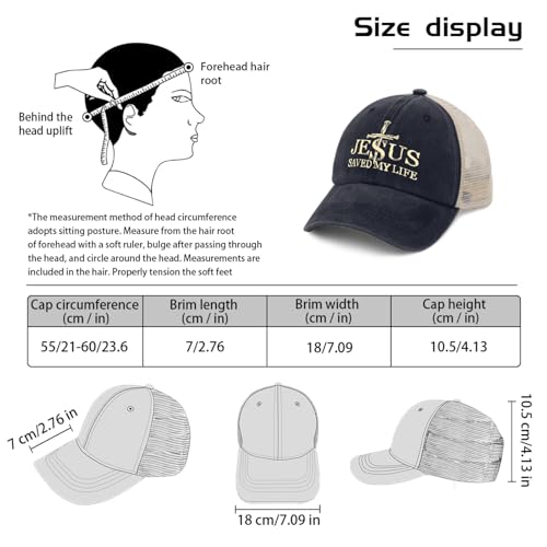 Jesus Hat Gifts for Men - color: Purplish Blue0410