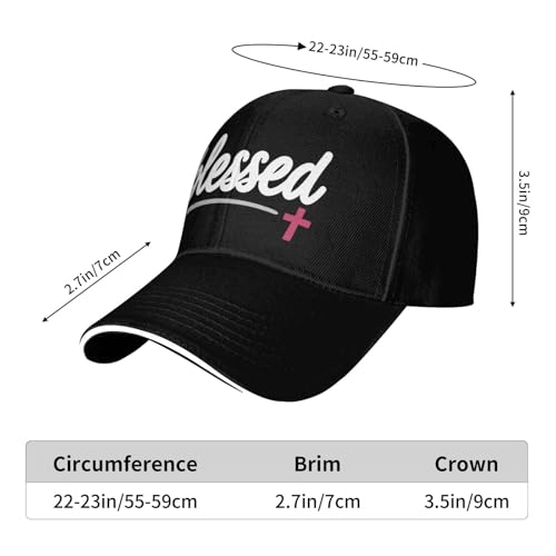 Christian Baseball Cap for Men & Women - Embroidered Jesus Cross Hat, Adjustable Christian Gifts - color: Christian-themed Hats-20