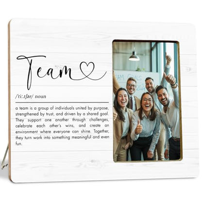 Team Definition Gifts Picture Frame, Best Team Ever Gifts Picture Frame for Employees Coworker Colleage - color: Team
