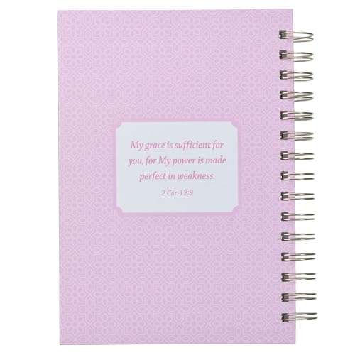 Christian Art Gifts Spiral Journal: My Grace is Sufficient - 2 Cor. 12:9