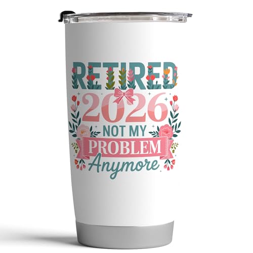 Fancyfams 20oz Retirement Tumbler for Women 2026 - color: Not My Problem 26