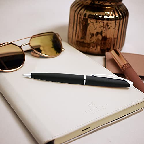 Cross ATX Basalt Black Ballpoint Pen, Medium Point, Black Ink - color: Basalt Black