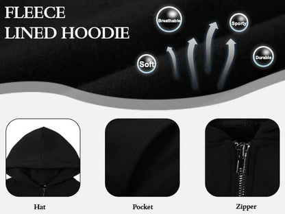 MNLYBABY Jesus Christian Zip Up Hoodie: Women Religious Sweatshirt Faith Shirt Bible Verse Fleece Jacket Tops - color: Black, size: X-Large