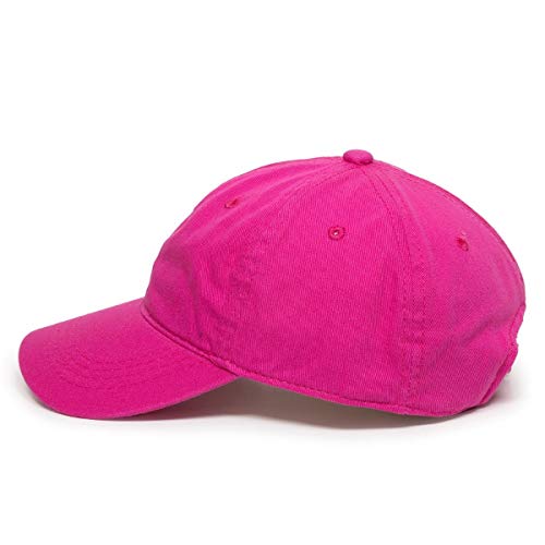 Praying Hands with Cross Baseball Cap Embroidered Cotton Adjustable Dad Hat - color: Fuscha