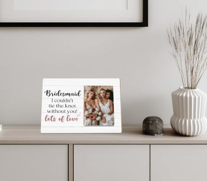 Bridesmaid Picture Frame Gift From Bride - color: bridesmaid