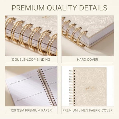 Mr. Pen- Abide SOAP Bible Study Journal, A5, Hardcover Journal with 136 Pages