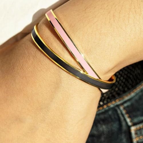 God is in Control Leather Bracelet, Stainless Steel Christian Faith Braided Engraved Bar Bracelets Self Worth Motivation Bracelet Inspirational Friendship Jewelry for Men Women - color: 09Black&Gold