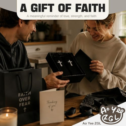 3 Pairs Unisex Cross Socks,Gifts for Christian: Easter Christmas - color: Matthew 19:26 - Black