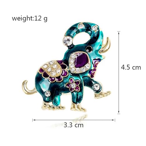Brooch Pins For Women Fashion Elegant Brooches Lapel Badges Coat Sweater Scarves Shawl Dress Accessory Wedding Party Prom Jewelry - color: Green