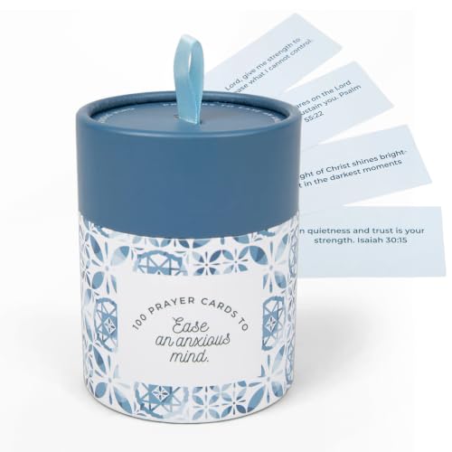 Love in Faith Prayer Box – Prayer Jar to Ease an Anxious Mind | Bible Verse Jar | Inspirational Gifts for Women | Catholic Gifts