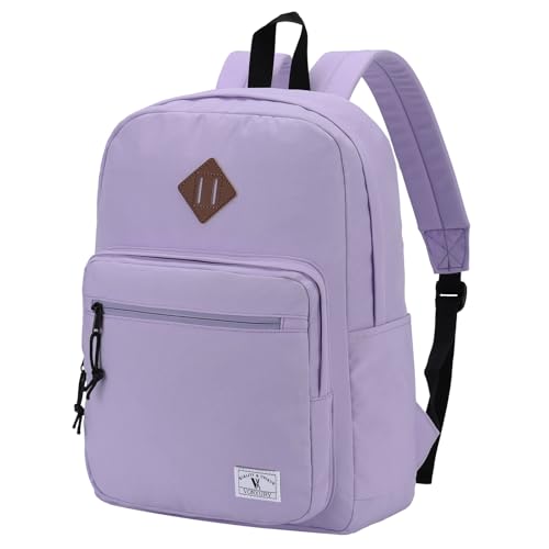 VX VONXURY Kids Backpack for School Travel,16.7 Inch Lightweight Bookbag - color: Light Purple